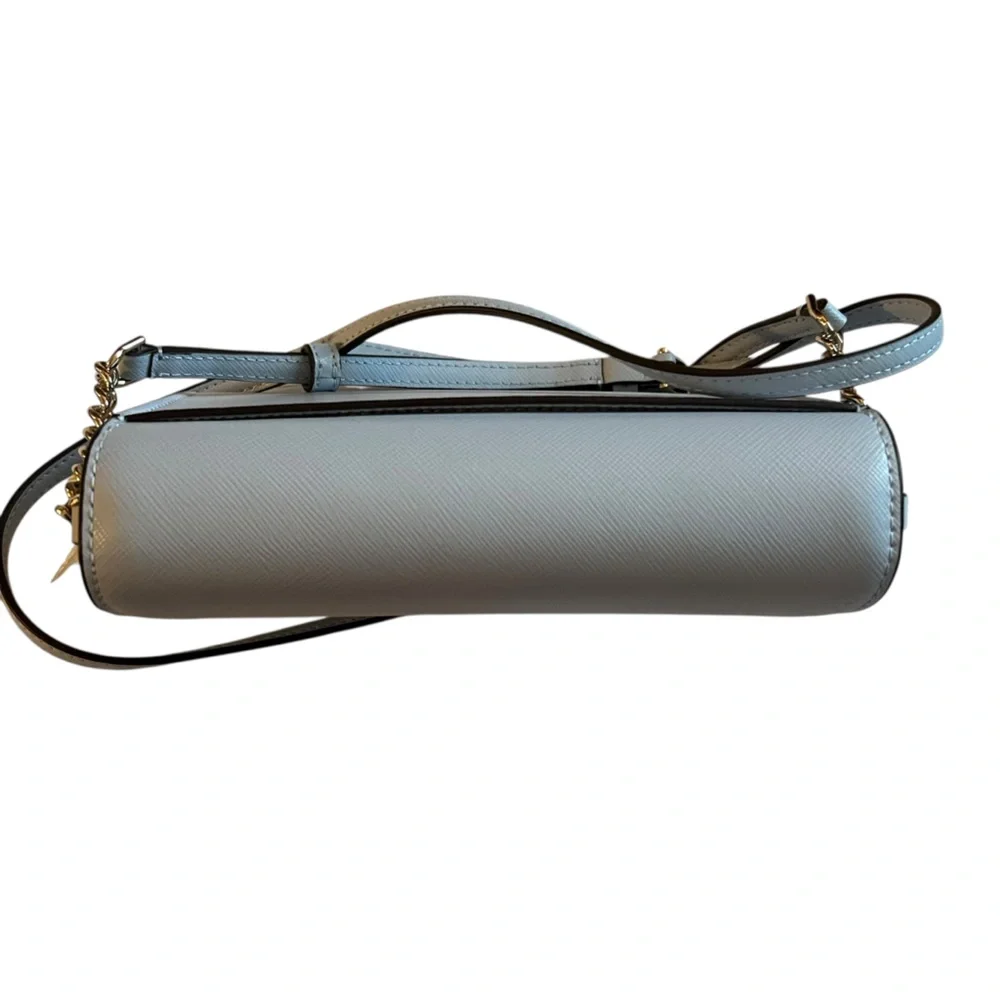 kate spade Light Blue Crossbody Bag with Gold Chain